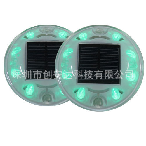 深圳太阳能圆形道钉灯 PC外壳 颜色多种可选择 性能稳定价格优惠图片