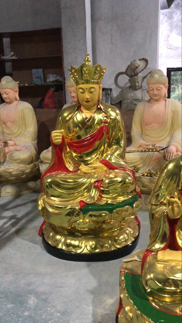 佛像 佛像铸造厂家直销站像地藏王佛像 地藏王殿供奉地藏王菩萨 地藏王两弟子闵公道明