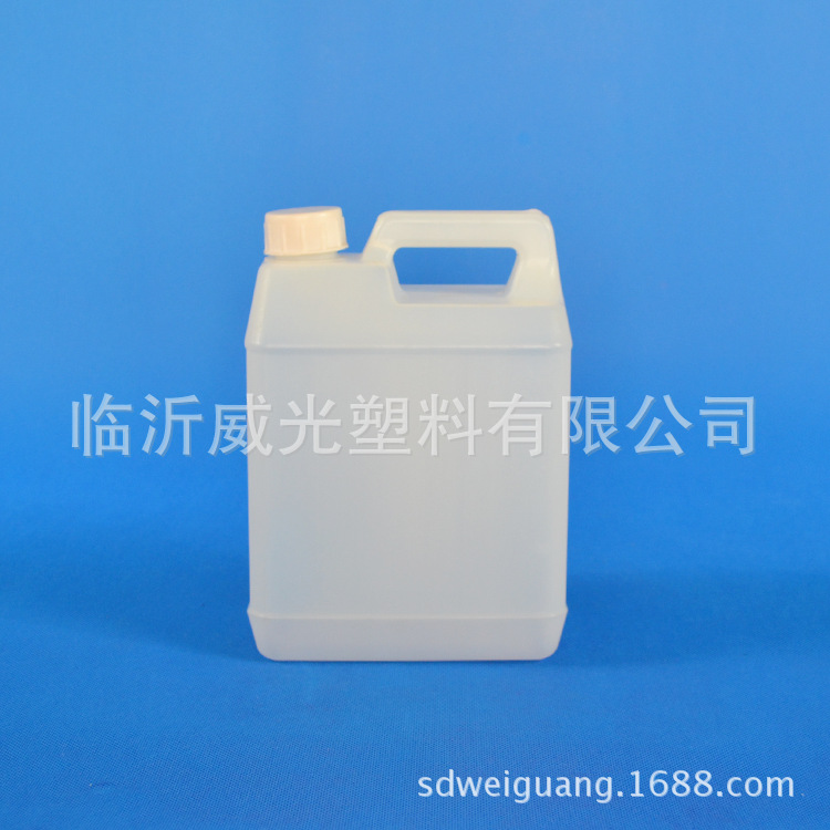 WG2L-1【厂家直供】白色塑料包装桶 酒精桶 小酒桶 扁方形塑料桶示例图4