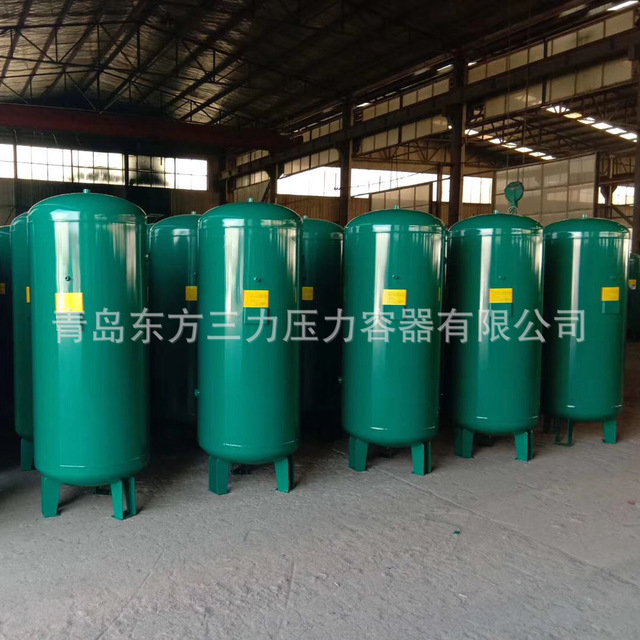 供应北京空压机储气罐 稳压缓冲立式碳钢罐1立方图片