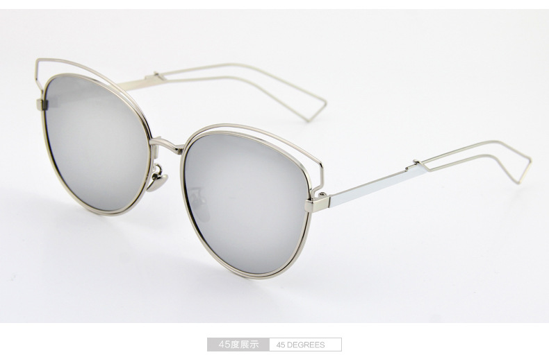 2016新款太阳镜批发 时尚潮流太阳眼镜 个性女士墨镜 猫眼太阳镜示例图19