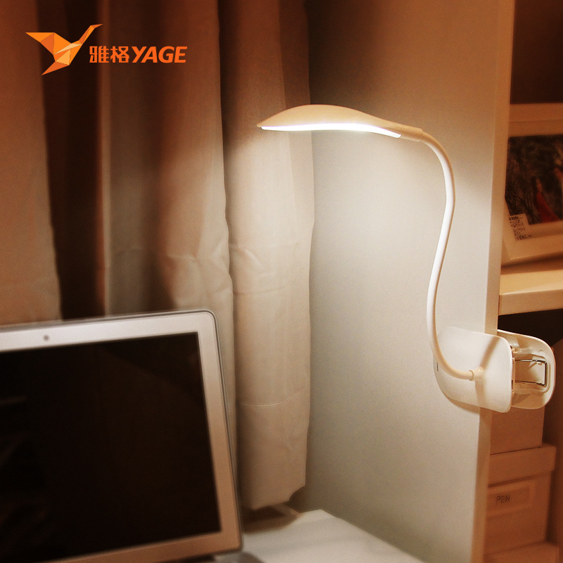 学习护眼礼品小台灯 USB插电充电触摸小夜灯 书桌卧室创意LED台灯