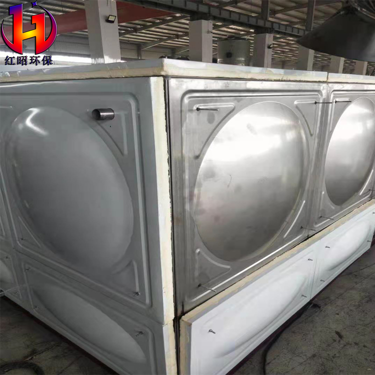红昭 搪瓷大模块水箱 不锈钢水箱 组合式方型水箱 设备定制厂家示例图10