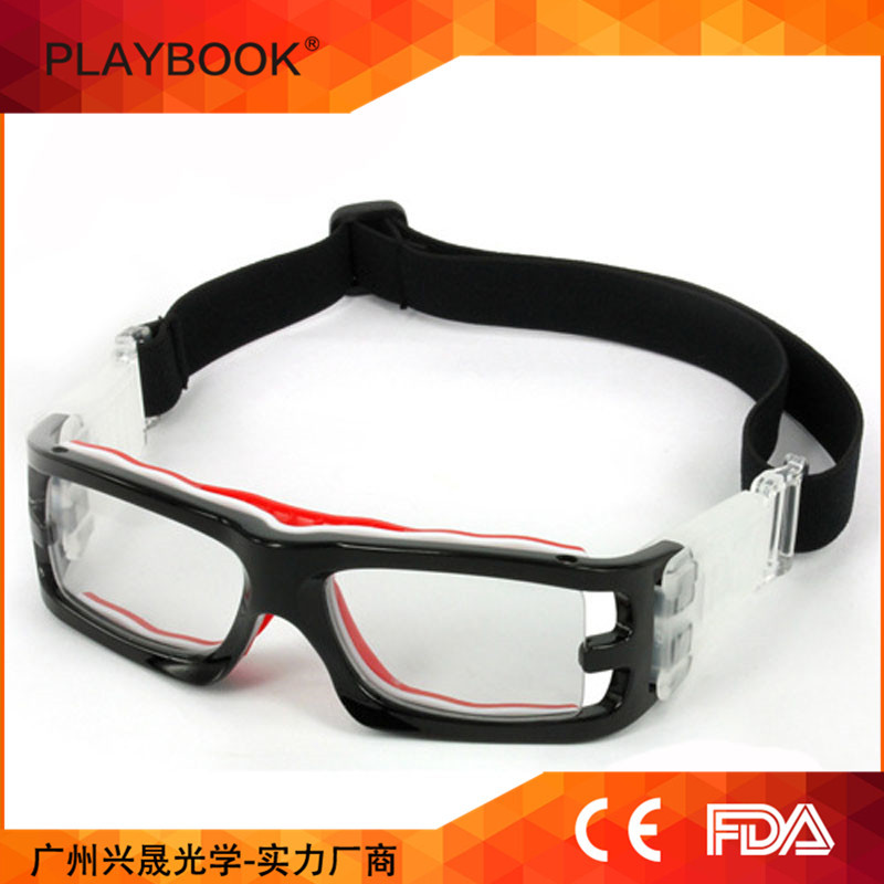 厂家直批 新款篮球防护眼镜 足球防撞眼镜 可配近视时尚护目眼镜图片