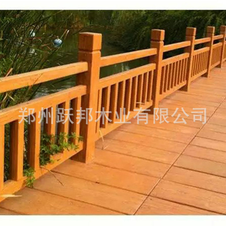 厂家生产木制栏杆 艺术栏杆 花园木制护栏 欢迎订购示例图4