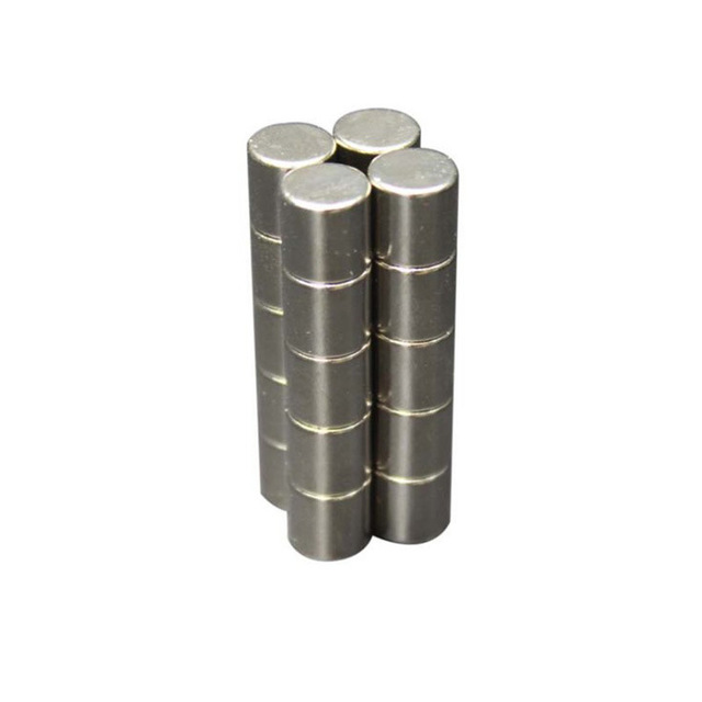 圆形磁柱  厂家定做钕铁硼圆形强力磁铁  供应稀土双面柱形 强力磁铁
