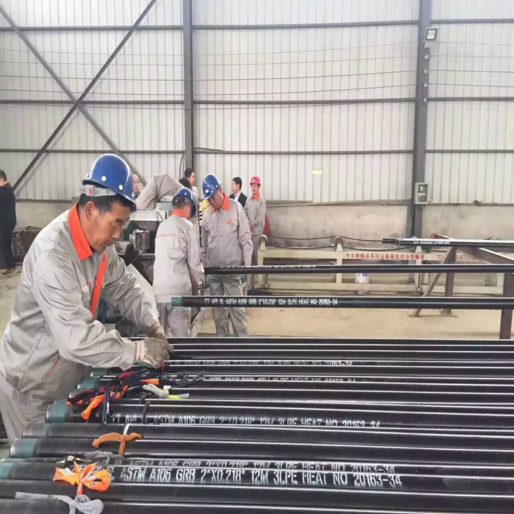 沧州飞越管道生产  3PE防腐直缝钢管  3PP防腐直缝钢管   全国直销