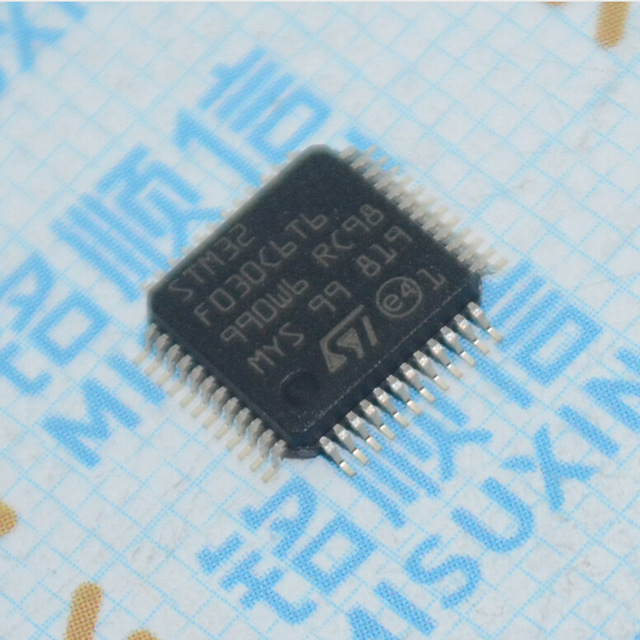 STM32F030C6T6实物拍摄32位微控制器LQFP48深圳芯片现货供应