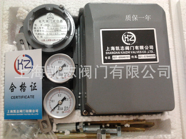 上海凯志 ZPD1121阀门定位器ZPD1111 ZPD1112阀门控制器D-20mA信誉保证