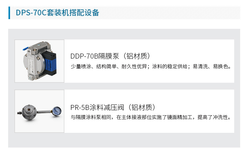 日本岩田双隔膜泵 DPS-70C喷漆输送泵 铝合金气动双隔膜泵 气泵示例图4