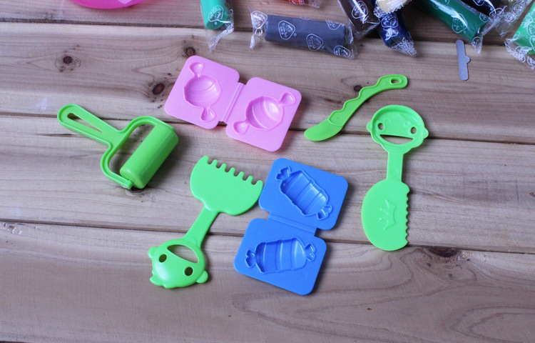 24色彩泥模具套装儿童益智DIY玩具环保无毒橡皮泥小朋友礼品示例图6