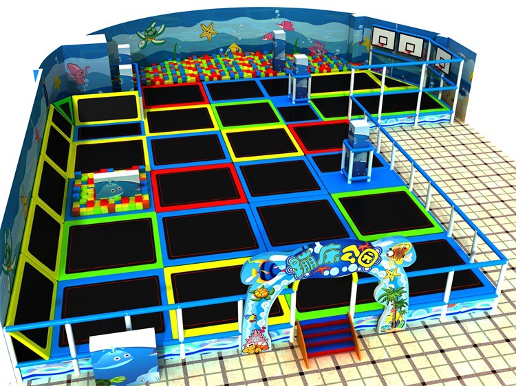淘气堡厂家 百万海洋球池 室内大型蹦床 大型综合性游乐场设备示例图19