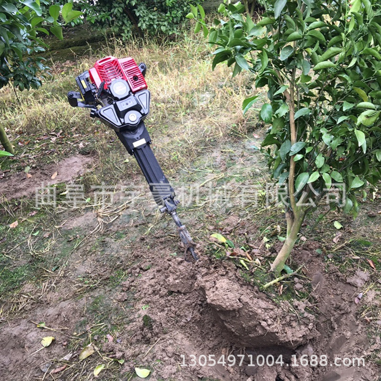 铲式汽油挖树机 手持式链条挖树机 小型断根起苗机示例图8