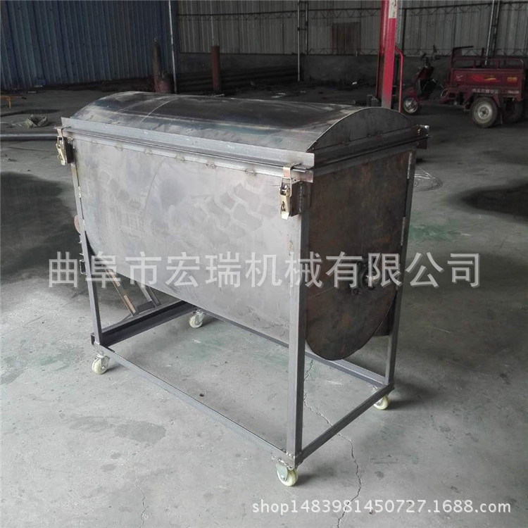 猪饲料搅拌机 200公斤卧式搅拌机生产厂家示例图2
