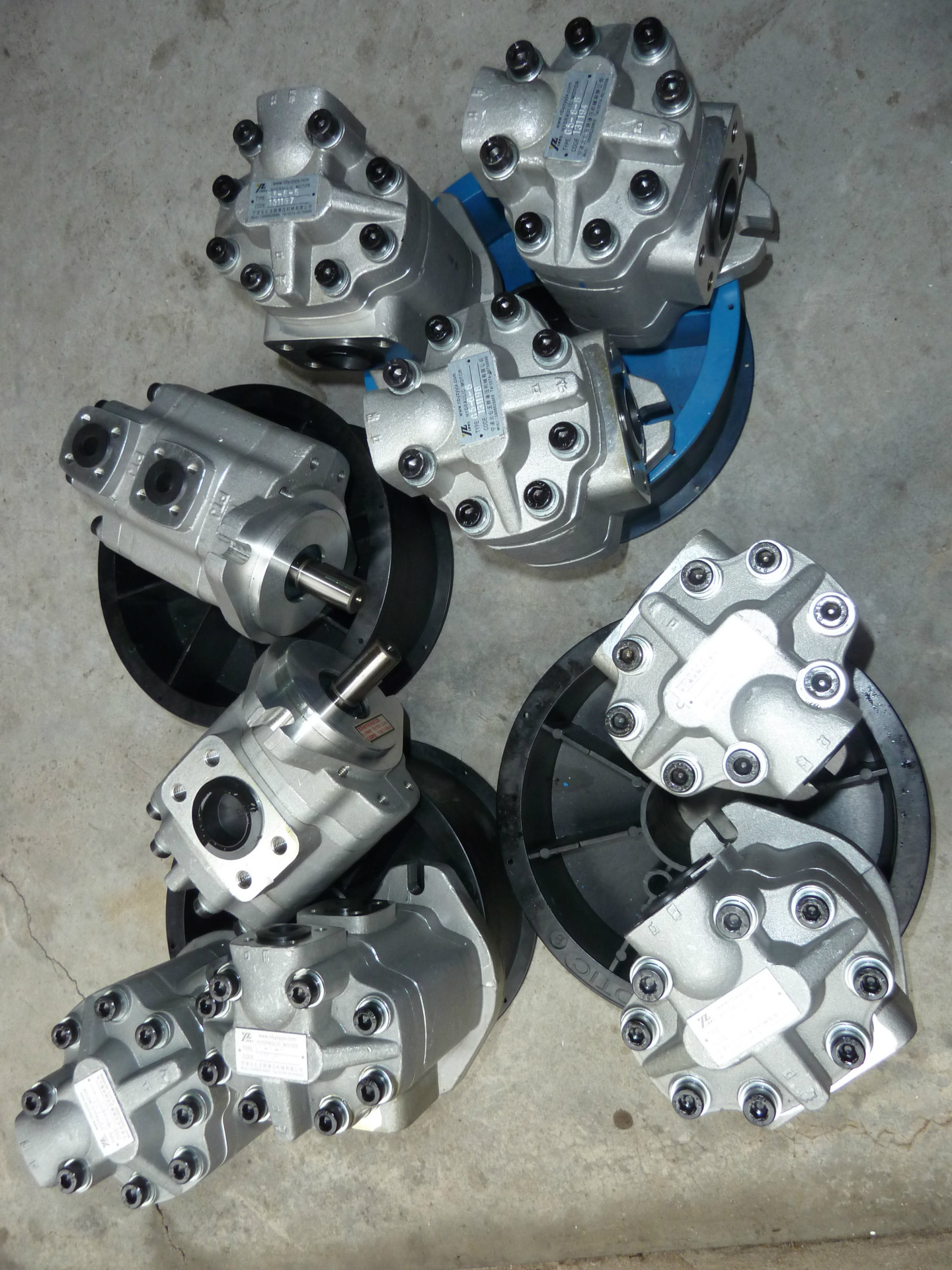 玉正液压供应齿轮马达G5系列齿轮马达双联泵 液压油泵系统图片