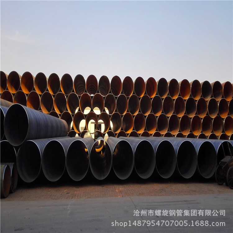 河北沧州螺旋钢管厂专业生产国标大口径双面埋弧焊螺旋钢管示例图10