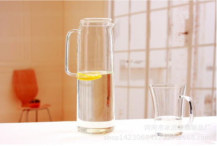 正品夏日果汁杯 冷水壶大容量耐高温玻璃茶壶加厚品质凉水杯示例图21