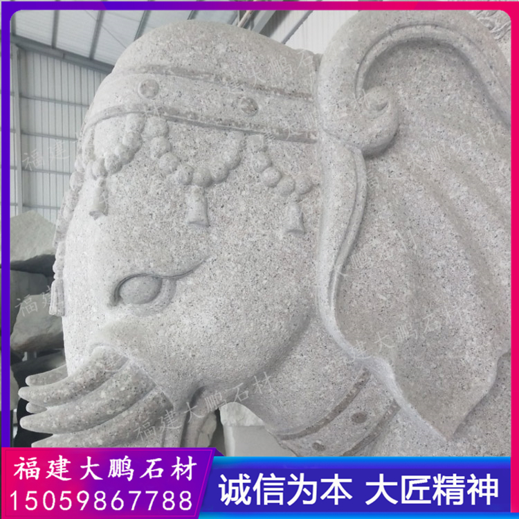 福建石雕大象厂家 天然石材大象石雕 青石大象石雕 福建石雕大鹏石材出品