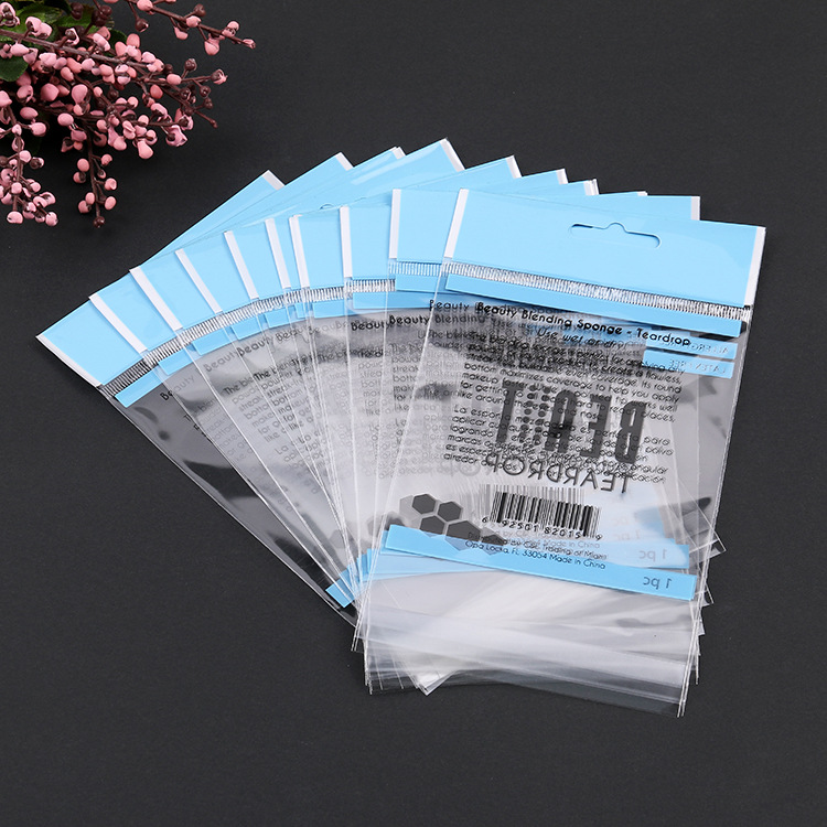 舒文塑料袋厂专业印刷卡头袋塑料彩色日用品包装OPP自粘袋批发示例图7
