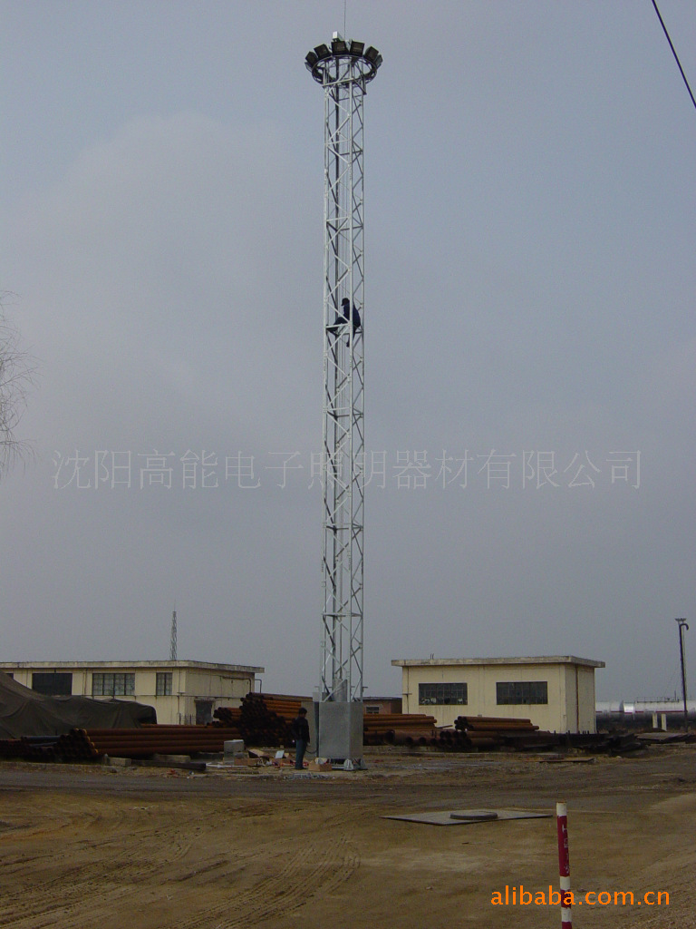 供应铁路升降式照明灯塔 绿节高杆灯塔 GNDT-21.5M高杆灯 投光灯塔