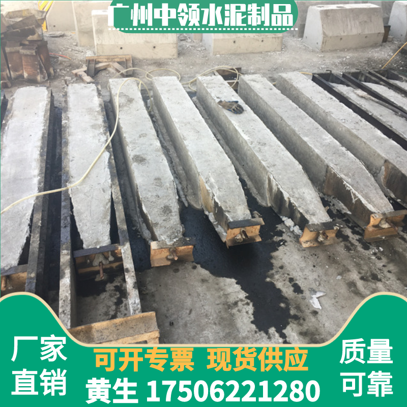 广州惠州水泥预制方桩-实心平头桩-尖头水泥方桩厂家图片