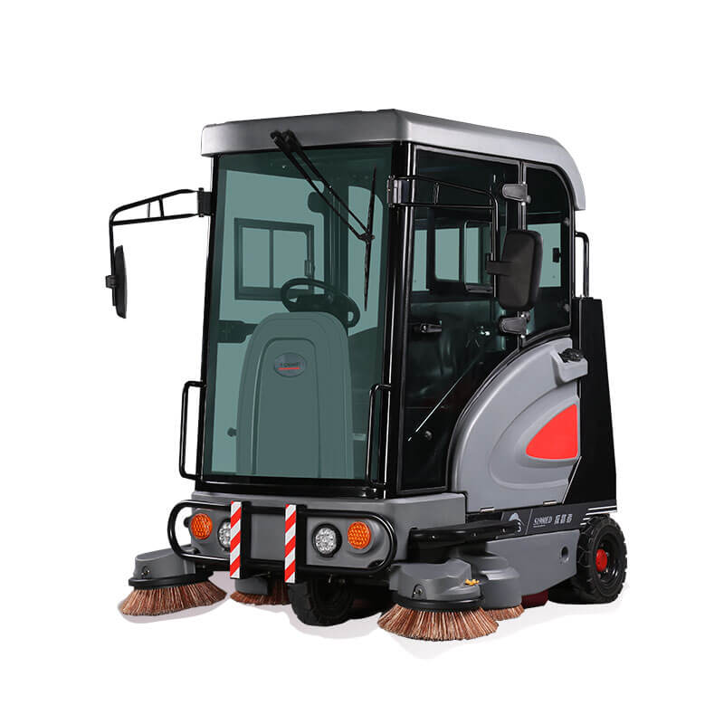 高美S1900ED探路者大型扫地车 驾驶式智慧型扫地机 省时省力