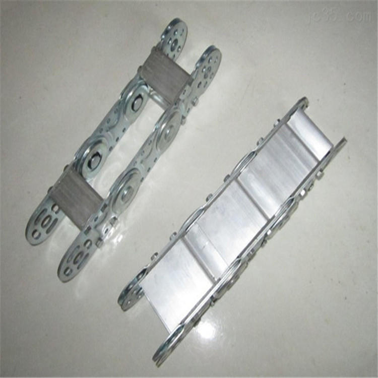沧州汇科机床拖链 桥式钢制穿线拖链示例图6