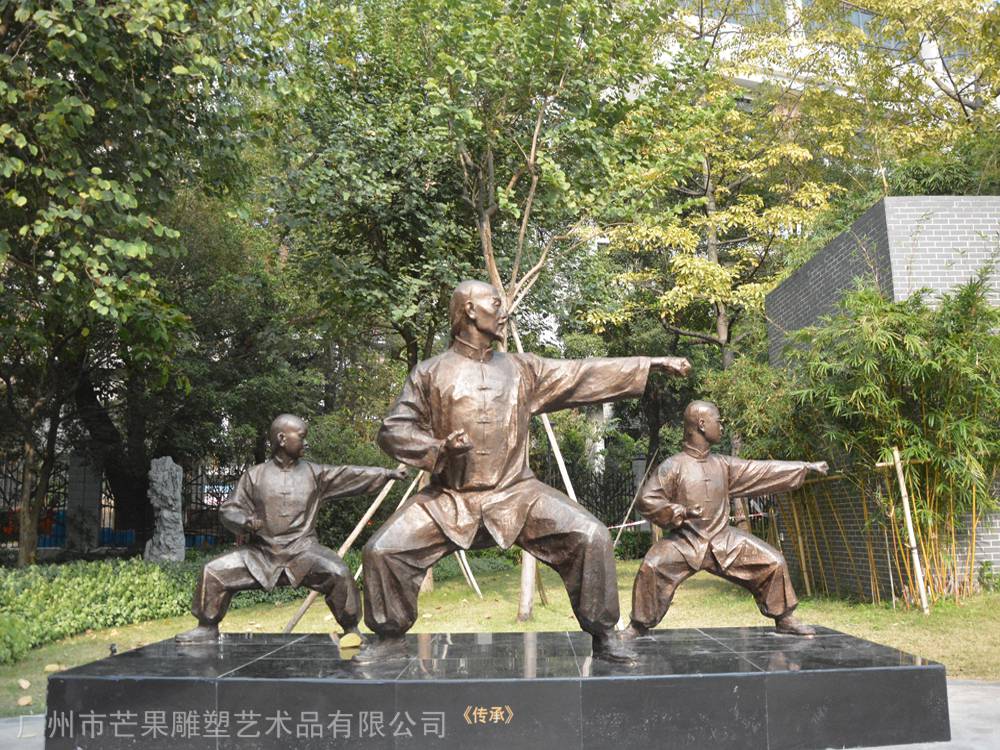 广州芒果雕塑铸铜人物雕塑厂家民俗主题场景