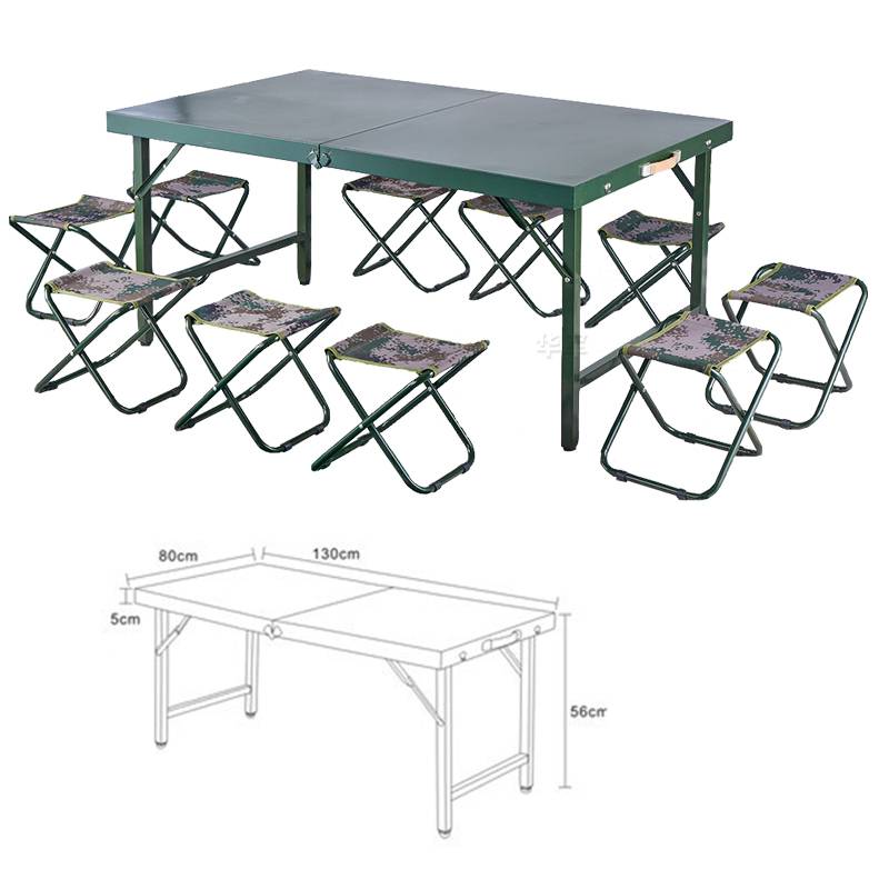 野战折叠桌 便携式折叠餐桌 户外会议桌 8人餐桌结实耐用HY31-3华军