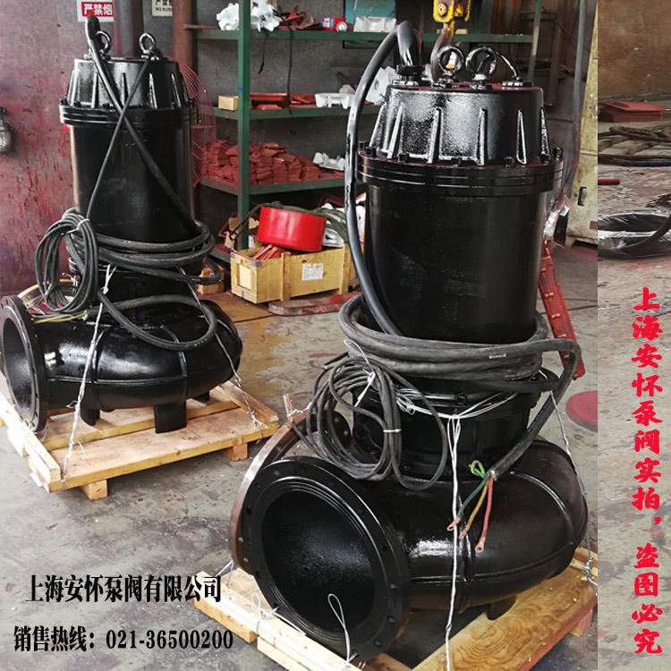 干式污水泵 上海安怀QW200-250-11-15 污水潜污泵 200qw潜水泵