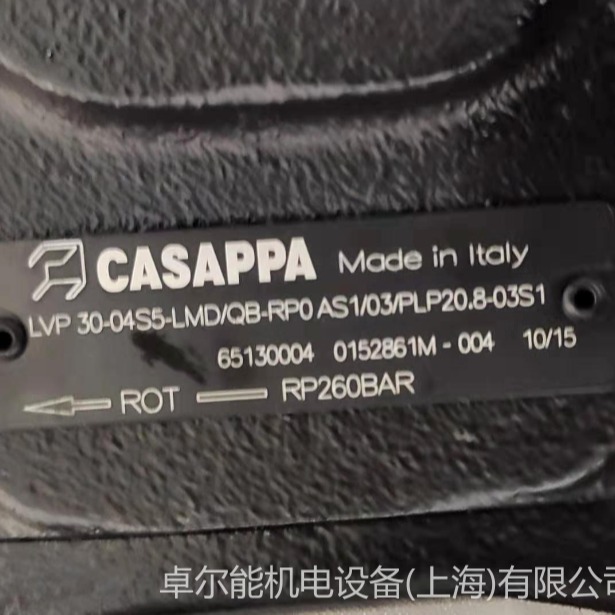 意大利CASAPPA双联泵LVP30-04S5-LMD/QB-RPO AS1/03/PLP20.8-03S1-LMA图片