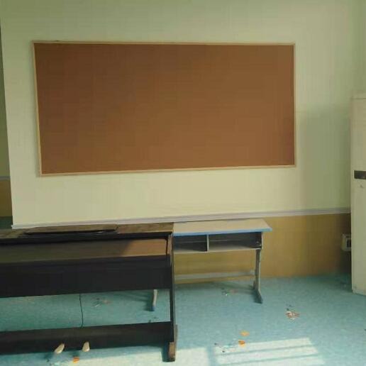 软木板照片墙幼儿园主题墙软木板办公家用留言板软木背景水松板宣传板可定制 -优雅乐图片