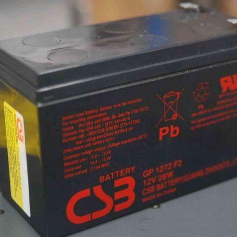 希世比CSB蓄电池GP1272 12V7.2AH 铅酸电池 电梯 安防照明用电瓶 厂家报价