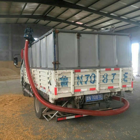 康牧玉米装车吸粮机 倒垛抽粮机 自动小型抽粮机厂家