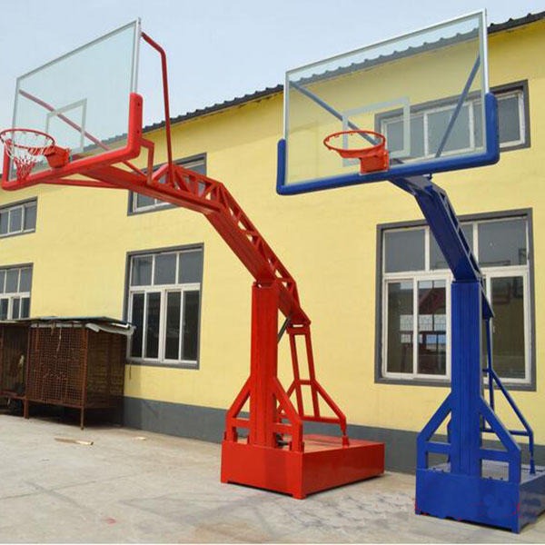 篮鲸屋顶房顶篮球架 景德镇篮球架厂家批发 儿童篮球架图片