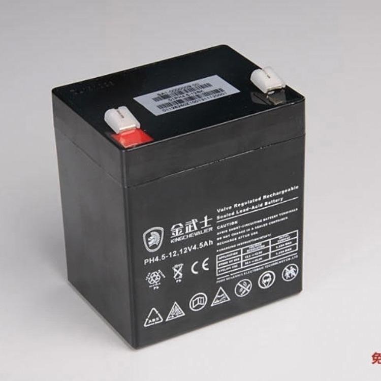 金武士蓄电池PH4.5-12 金武士12V4.5AH免维护蓄电池 消防照明专用 原装现货供应