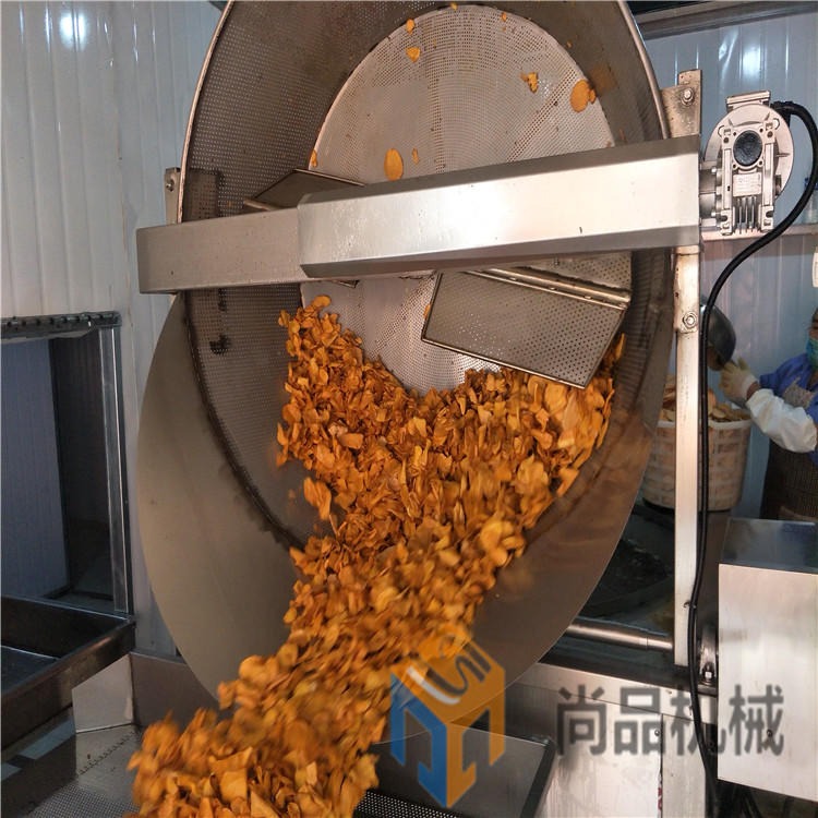 江苏红薯片油炸机 尚品SP-YZ1200红薯片专用油炸机 油炸红薯片设备厂家