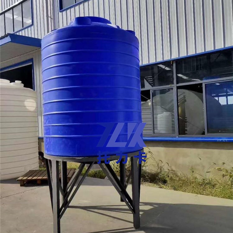 托力卡现货供应塑料水塔储水罐立式加厚牛筋圆形大水桶蓄水池工业搅拌圆桶