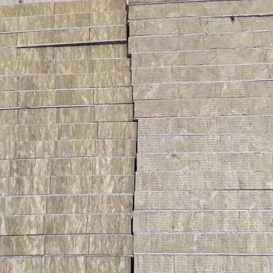 供应外墙岩棉复合板，砂浆岩棉复合板，增强竖丝岩棉复合板 犇腾岩棉复合板