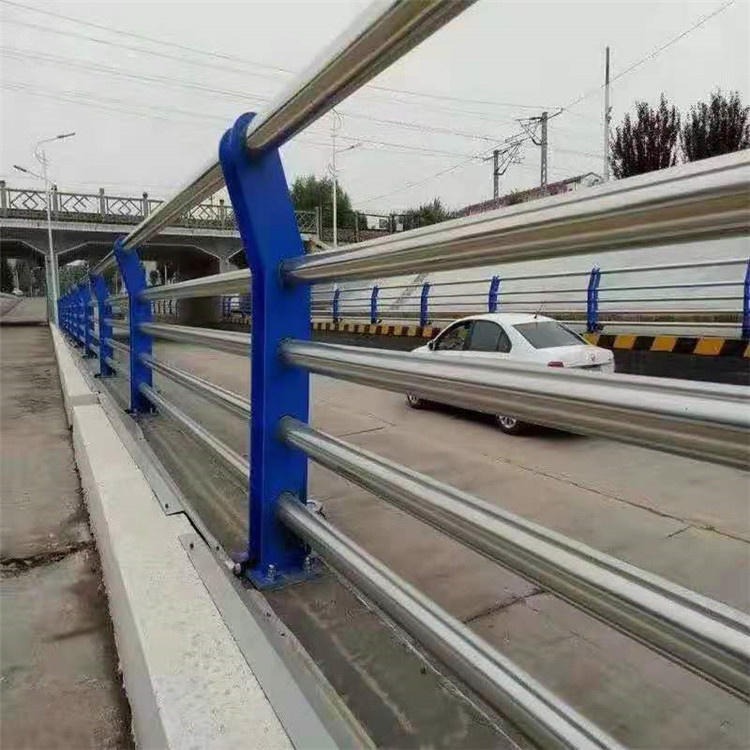 定制304不锈钢复合管护栏 道路护栏厂家加厚防撞桥梁护栏