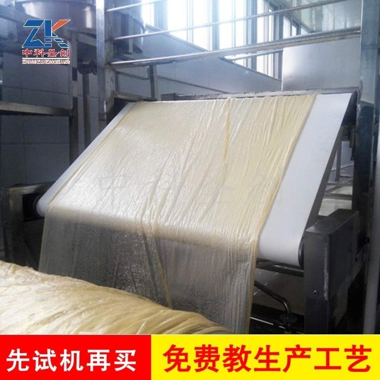 南京全自动腐竹生产设备 日加工2000斤腐竹机生产设备价格  大型豆油皮机图片