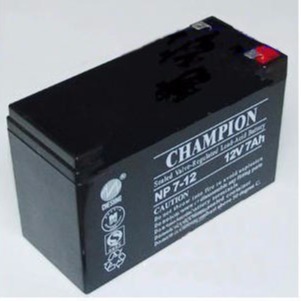 冠军蓄电池NP7-12 UPS EPS免维护蓄电池 广东冠军12V7AH 冠军蓄电池12V7AH