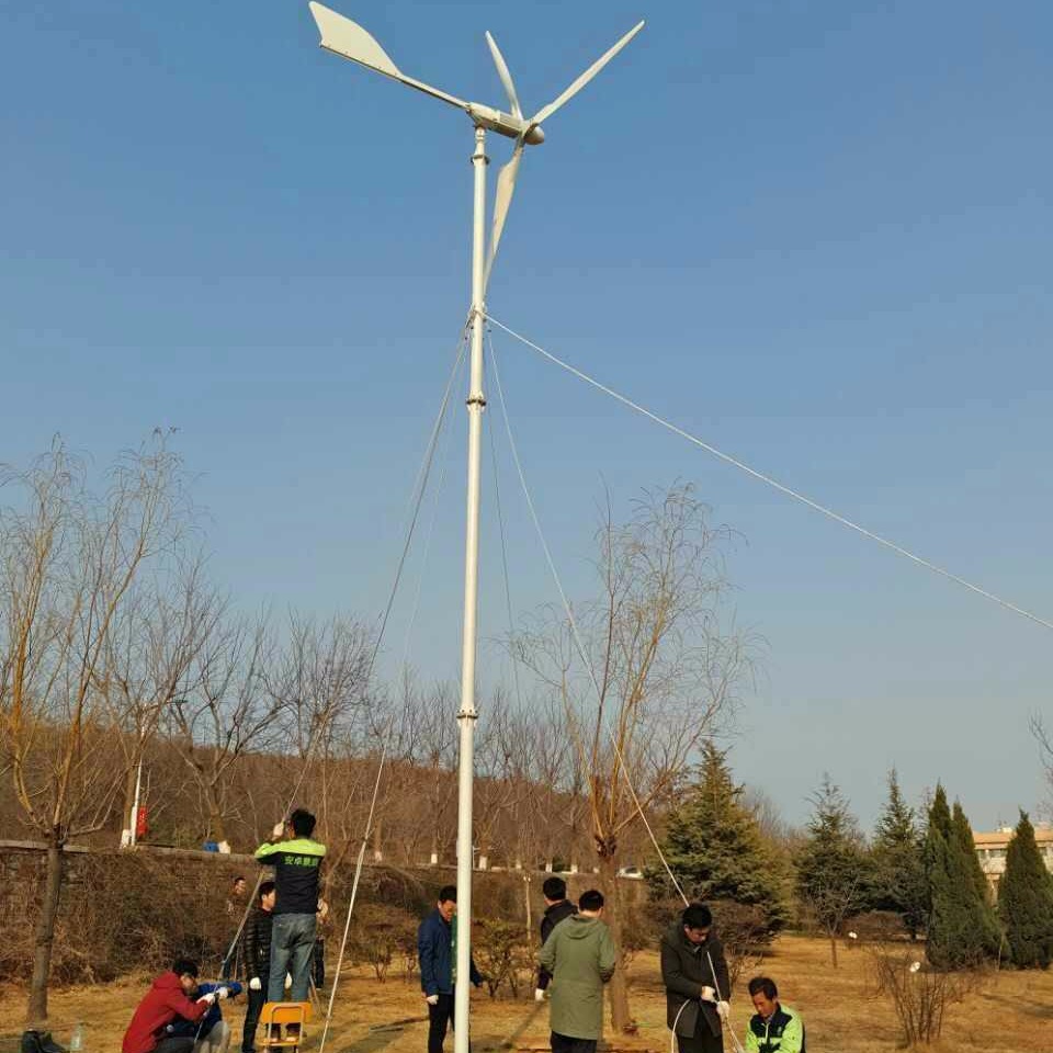 晟成三千瓦景观家用小型风力发电机低转速发电机3000w