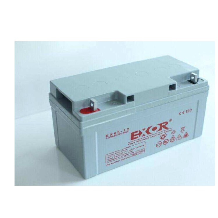 埃索EXOR蓄电池EX38-12机房铅酸免维护不间断应急电源12V38AH参数规格