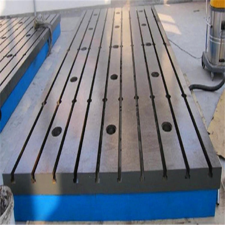 智志机械加工铸铁T型槽 焊接用平台 装配用平台 电机试验用平台平板 机床工作台