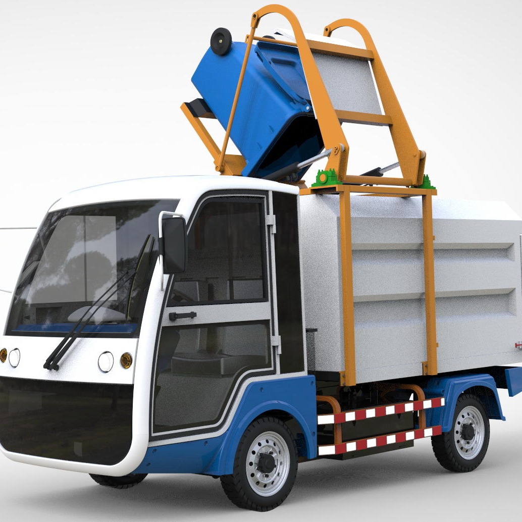 电动垃圾清运车 侧装式垃圾车 垃圾压缩车 自卸式垃圾车 环卫车垃圾车 百易/Baiyi BY-L30