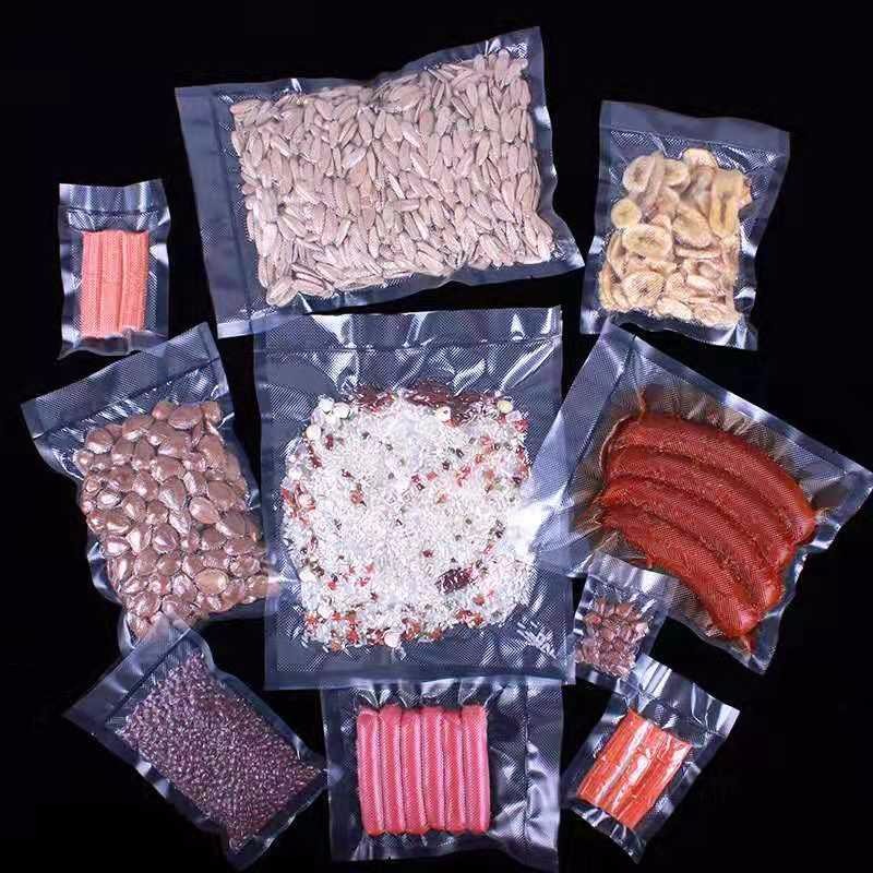 滨科直供现货聚酯真空袋食品袋子2025 海产品冷冻包装袋 塑料透明袋 包邮