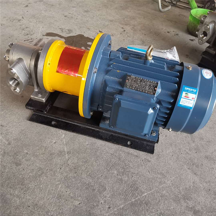 华海泵业 齿轮油泵 不锈钢KCB-55磁力驱动齿轮油泵