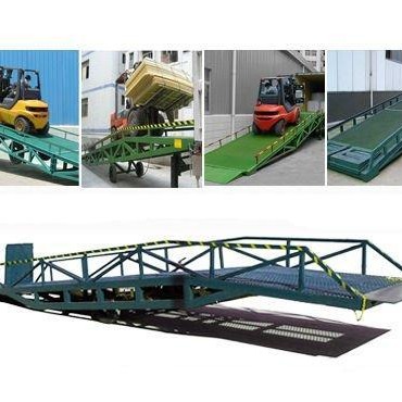 工业设备起重机登车桥厂家 温州市启运升降平台 8吨移动式登车桥 货运装卸台