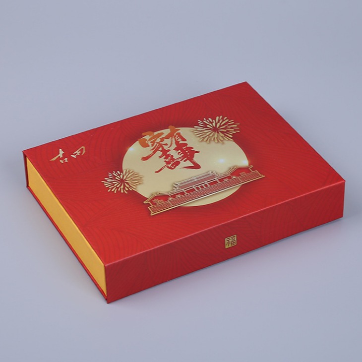 红色结婚回礼礼盒纸盒定制 礼物包装盒 礼品彩盒定做图片